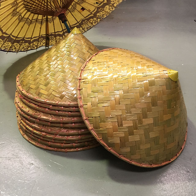 HAT, Chinese Cone Shaped Coolie or Paddy Hat